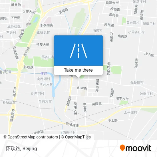 怀耿路 map