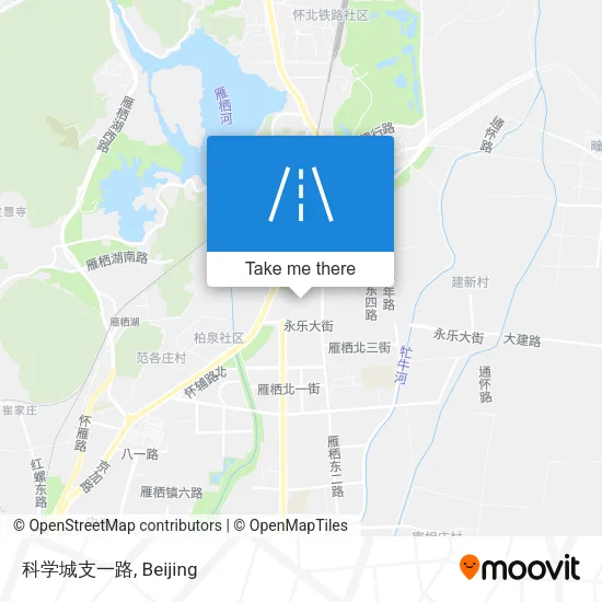 科学城支一路 map