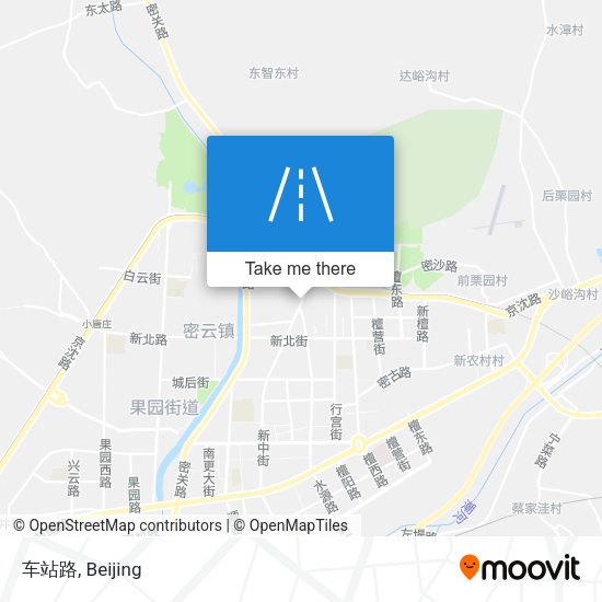 车站路 map