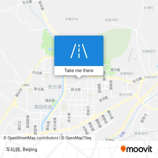 车站路 map