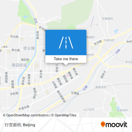 行宫前街 map