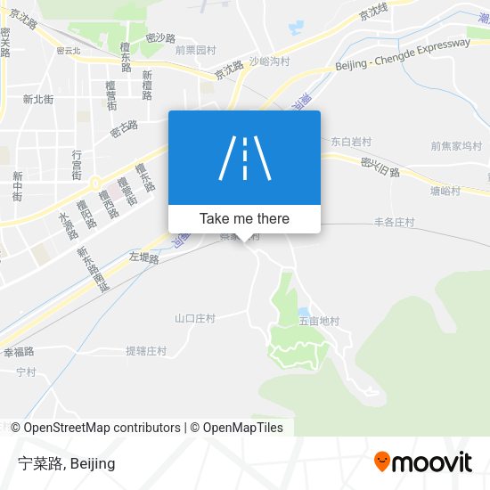 宁菜路 map