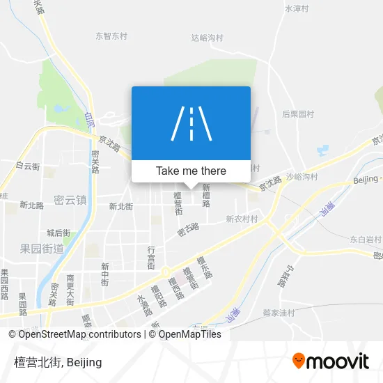 檀营北街 map