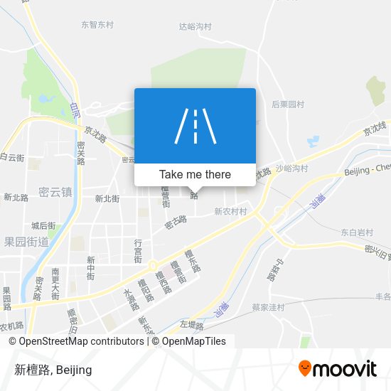 新檀路 map