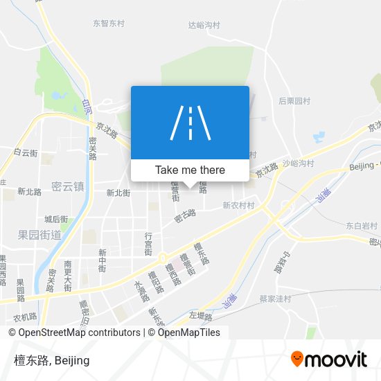 檀东路 map