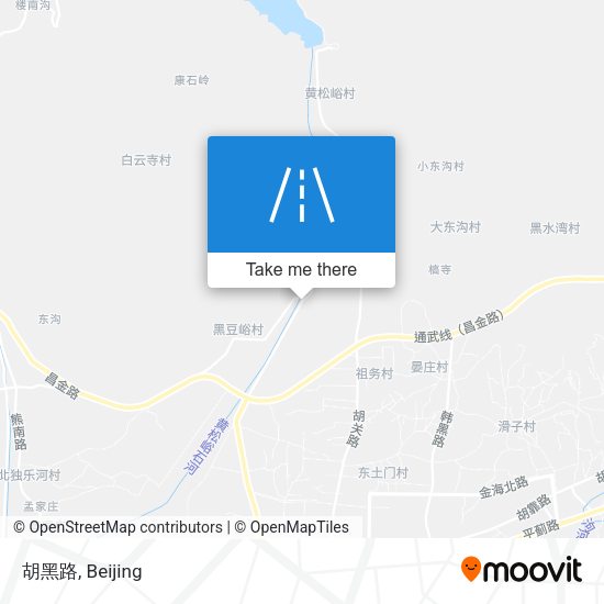 胡黑路 map