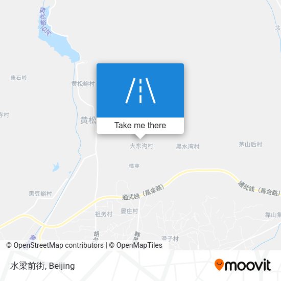 水梁前街 map