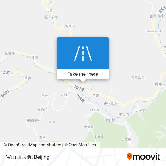 宝山西大街 map