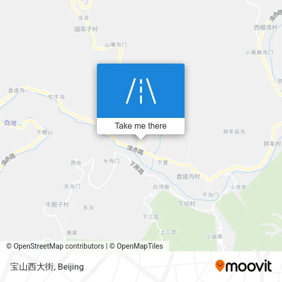 宝山西大街 map