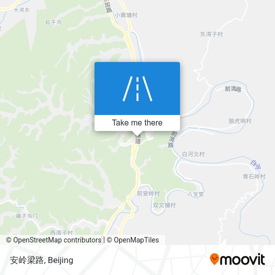 安岭梁路 map