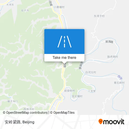 安岭梁路 map