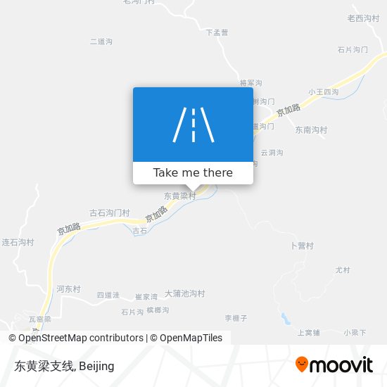 东黄梁支线 map
