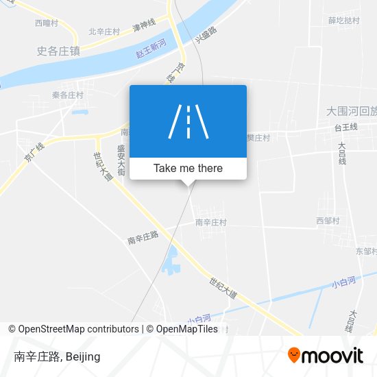 南辛庄路 map