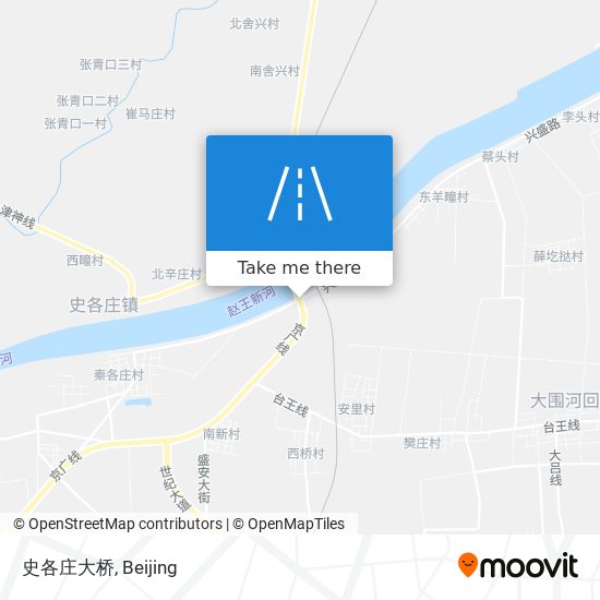 史各庄大桥 map
