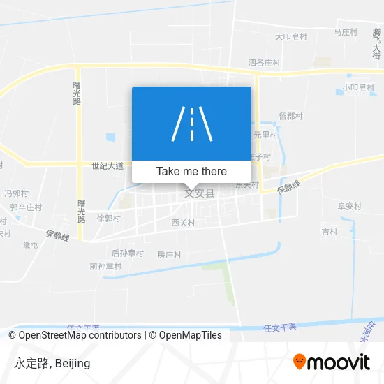 永定路 map