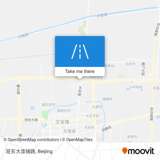 迎宾大道辅路 map