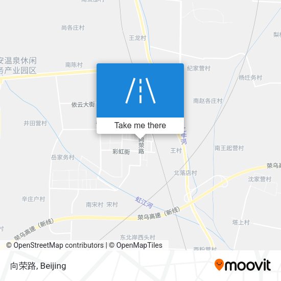 向荣路 map