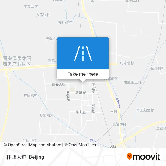 林城大道 map