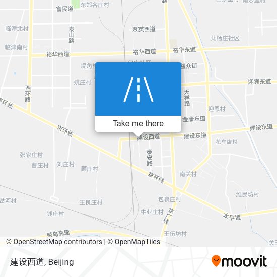 建设西道 map