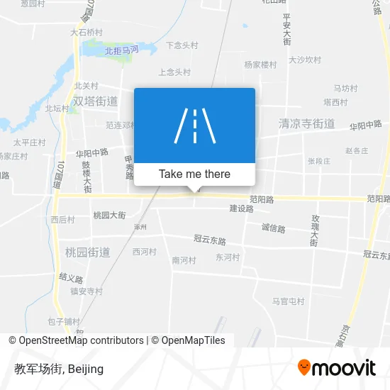 教军场街 map