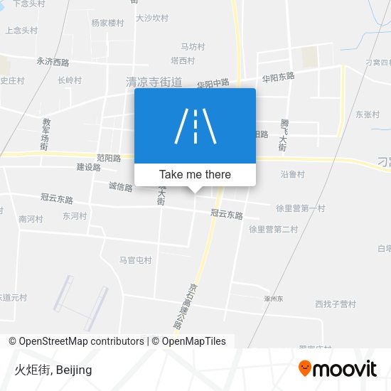 火炬街 map