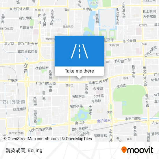 魏染胡同 map