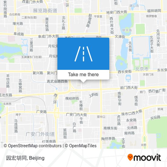 园宏胡同 map