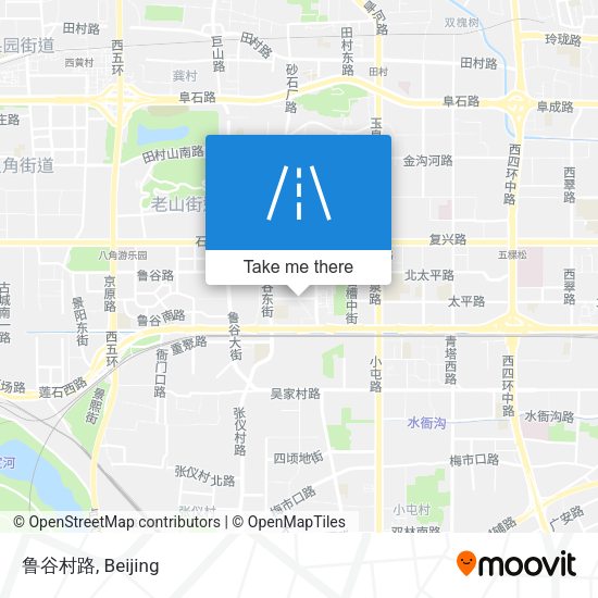 鲁谷村路 map