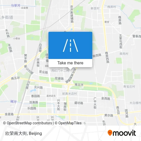 欣荣南大街 map