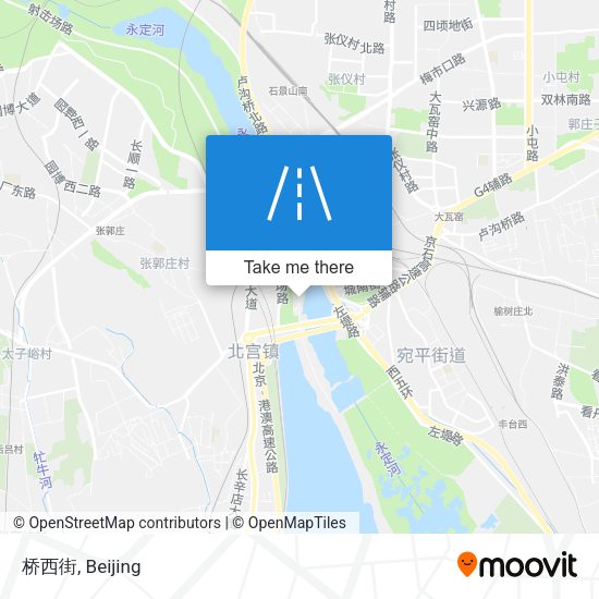 桥西街 map