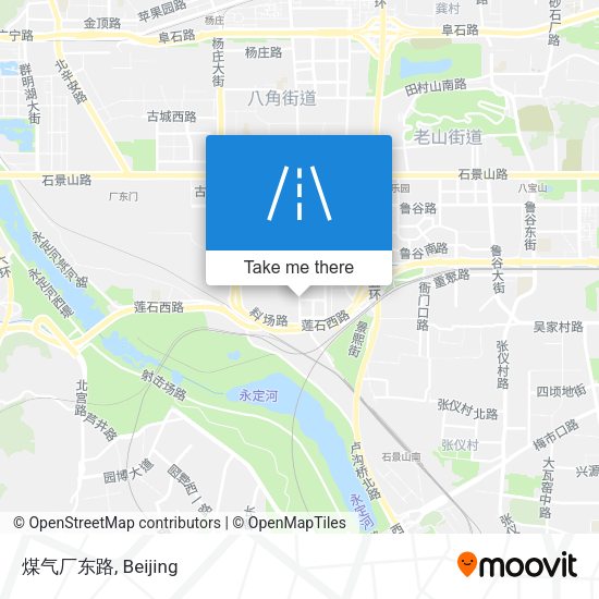 煤气厂东路 map