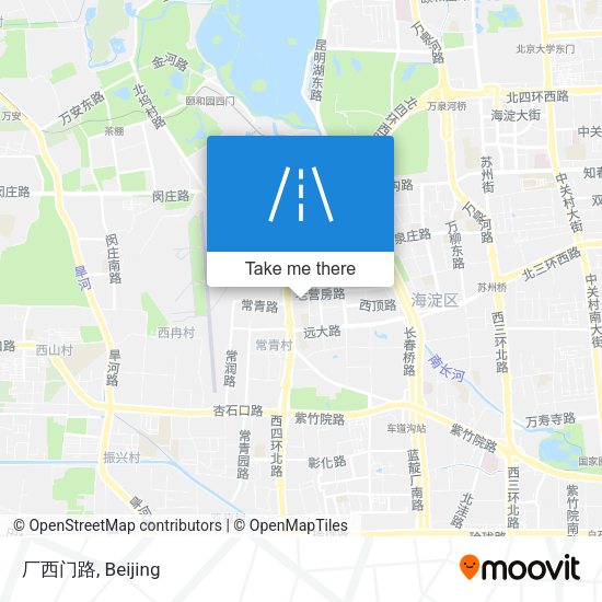 厂西门路 map