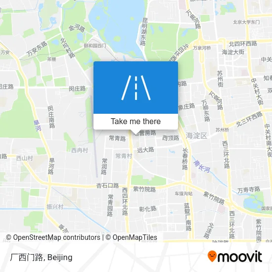 厂西门路 map