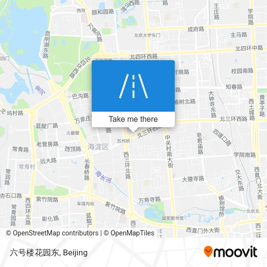 六号楼花园东 map