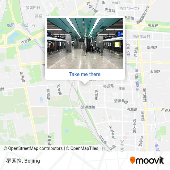 枣园撸 map