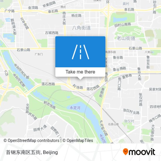 首钢东南区五街 map