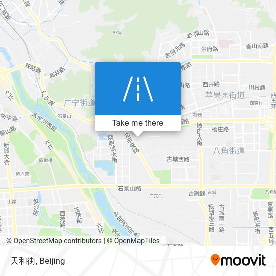 天和街 map