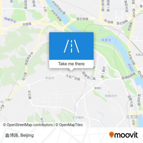 鑫博路 map