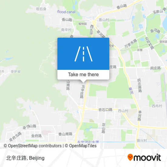 北辛庄路 map