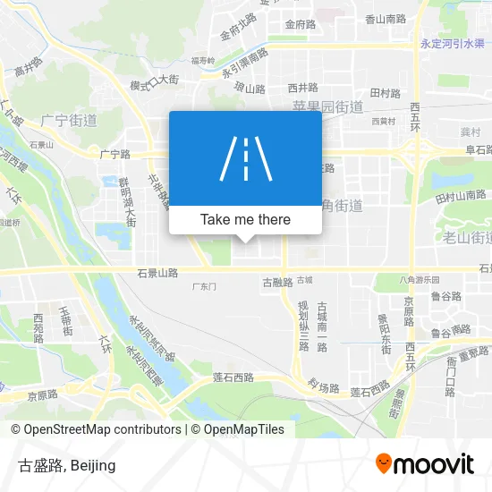 古盛路 map