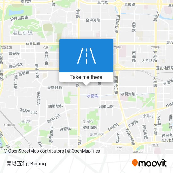 青塔五街 map