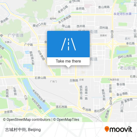古城村中街 map