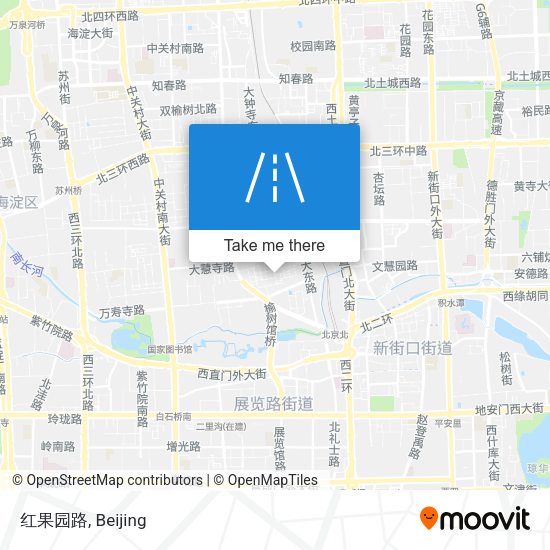 红果园路 map