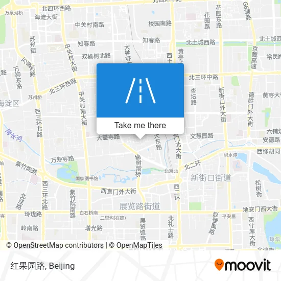 红果园路 map
