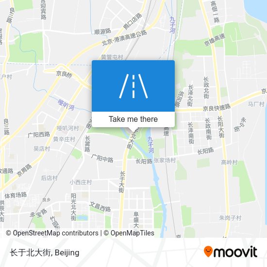 长于北大街 map