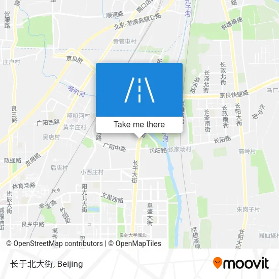 长于北大街 map