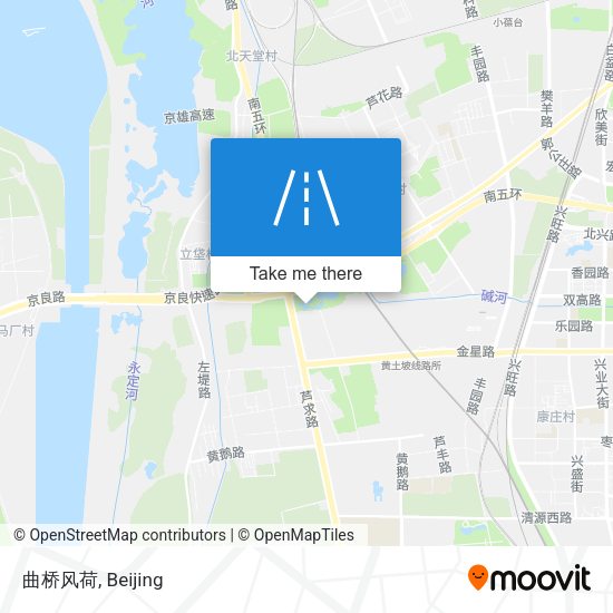 曲桥风荷 map