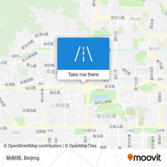 杨柳路 map
