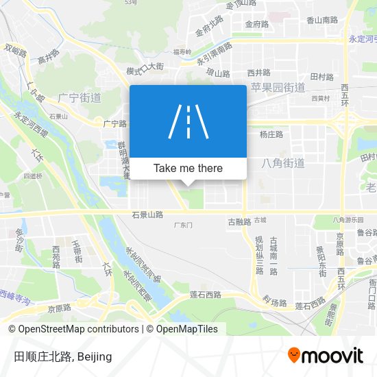 田顺庄北路 map