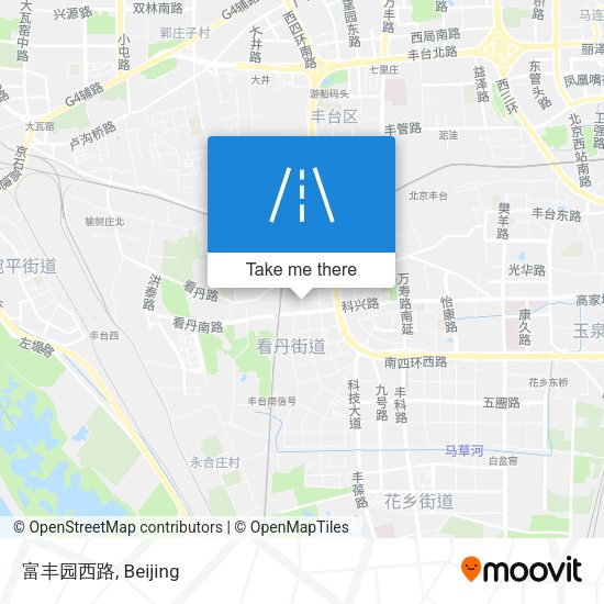 富丰园西路 map